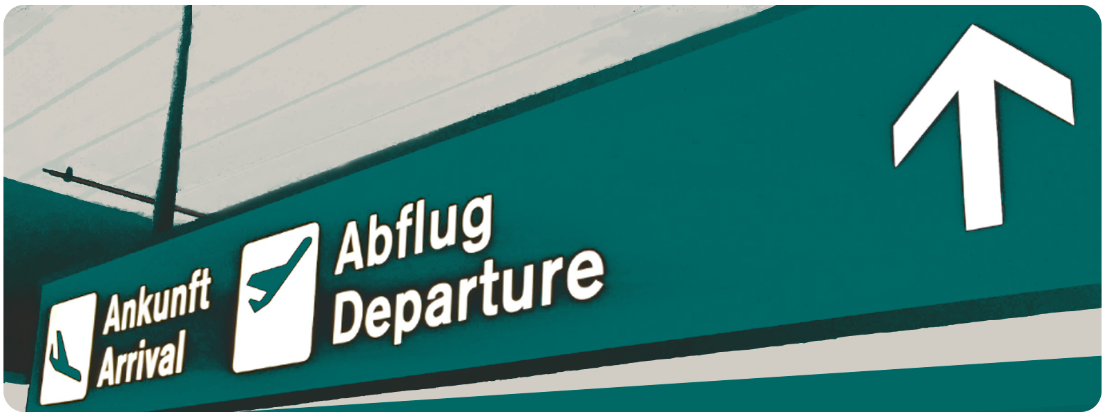 Ankunft und Abflug