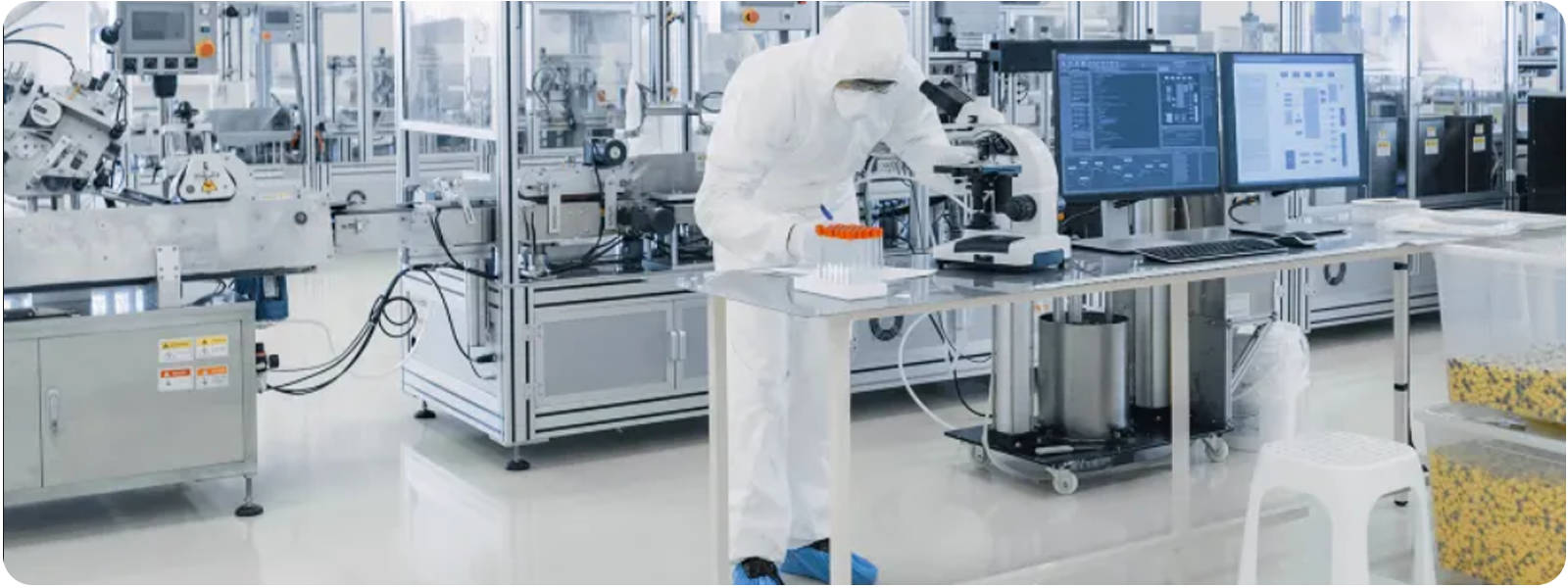 Arbeiten im Labor in der Schweiz